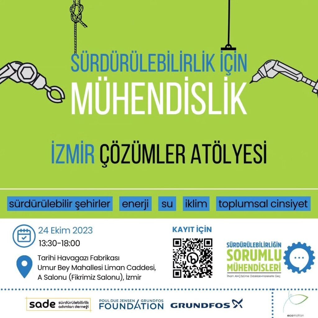 Sürdürülebilirlik için Mühendislik Çözümler Atölyesi 24 Ekim'de İzmir'de!