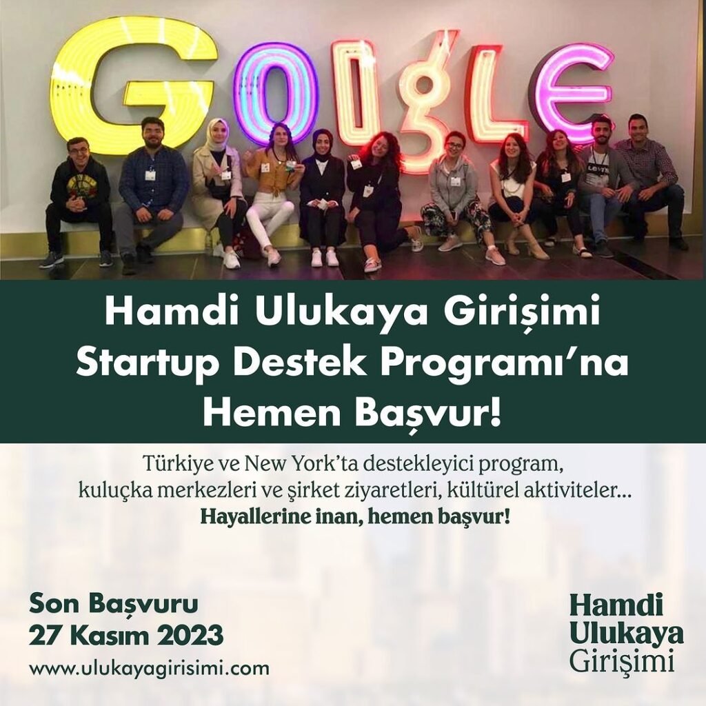 Hamdi Ulukaya Girişimi-Startup Destek Programı Başvuru Dönemi Devam Ediyor