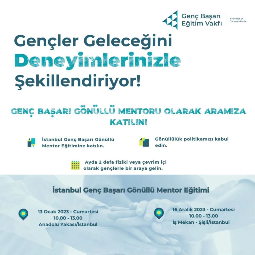 Genç Başarı Eğitim Vakfı Gönüllü Mentor Eğitimi 16 Aralık 2023'te Gerçekleşecek!