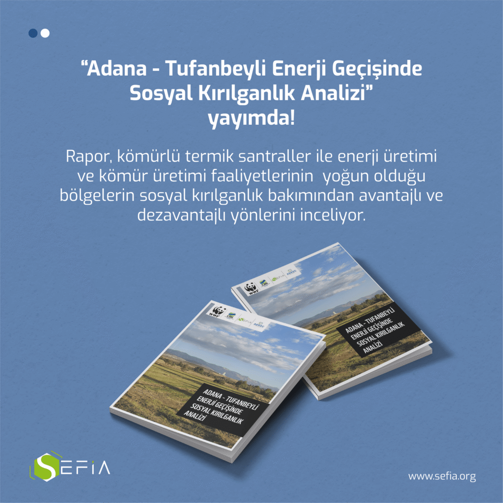 WWF-Türkiye, CAN Europe ve SEFiA'dan Yeni Rapor: Adana-Tufanbeyli Enerji Geçişinde Sosyal Kırılganlık Analizi