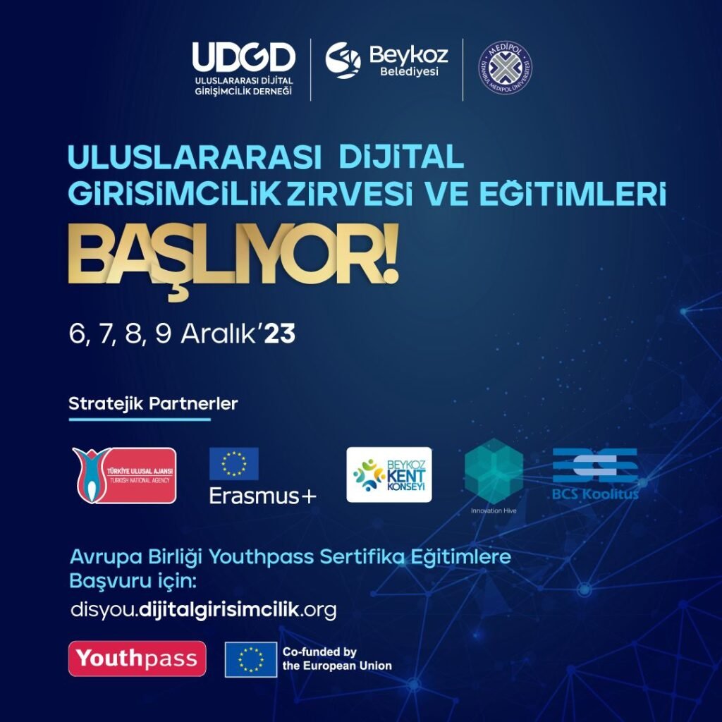 Uluslararası Dijital Girişimcilik Zirvesi & Eğitimleri Başlıyor!