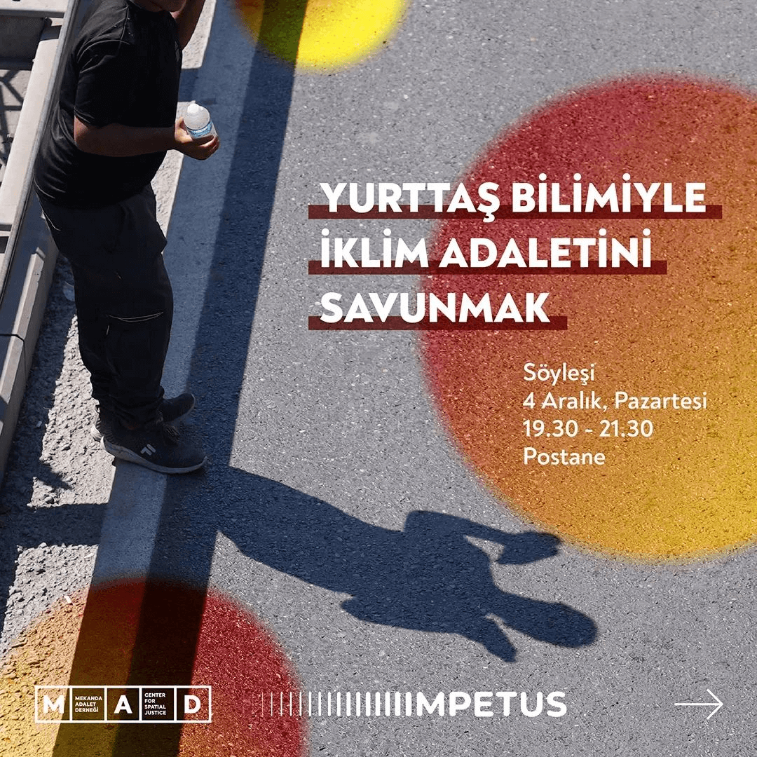 'Yurttaş Bilimiyle İklim Adaletini Savunmak' Etkinliği 4 Aralık 2023'te Gerçekleşiyor!