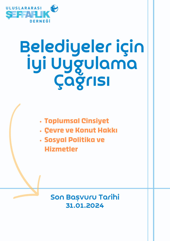 Belediyeler için İyi Uygulama Çağrısı: Toplumsal Cinsiyet, Çevre ve Konut Hakkı, Sosyal Politika ve Hizmetler Alanlarında İyi Uygulamaların Teşvik Edilmesi