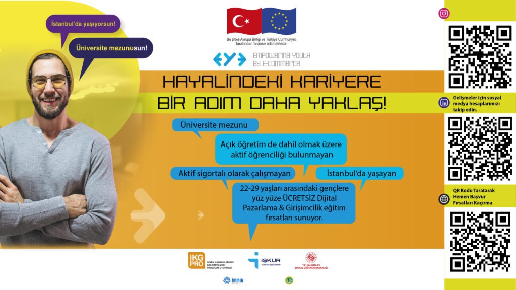 Gençler İçin Ücretsiz Dijital Pazarlama & Girişimcilik Eğitimleri