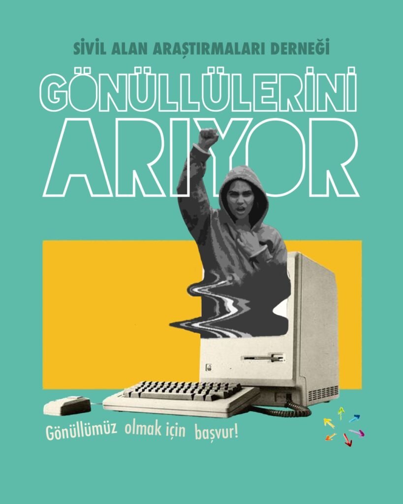Sivil Alan Araştırmaları Derneği’nde gönüllü olmak ister misin?