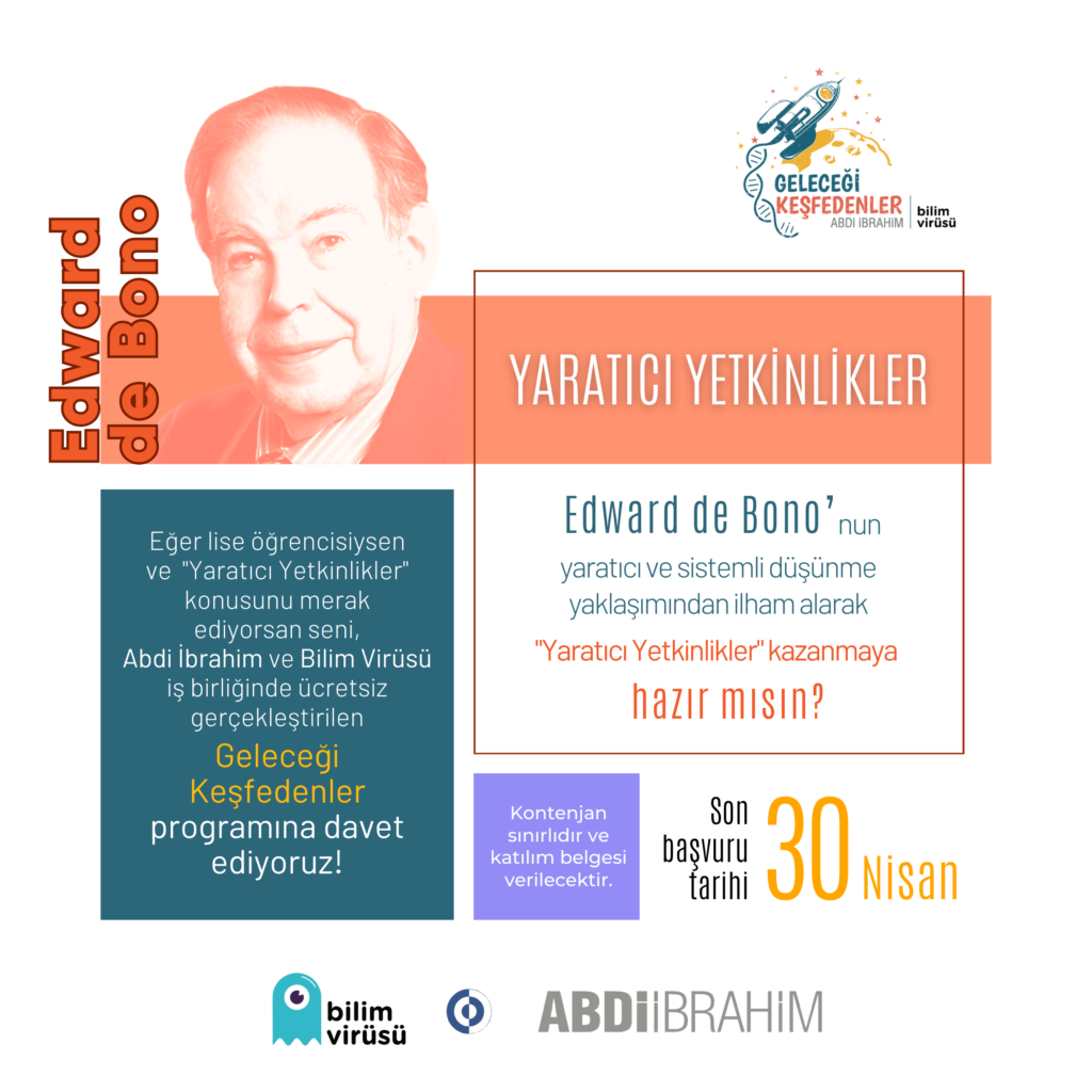 Geleceği Keşfedenler Programı Edward de Bono’dan İlham Alınarak Tasarlanan Yaratıcı Yetkinlikler Modülü