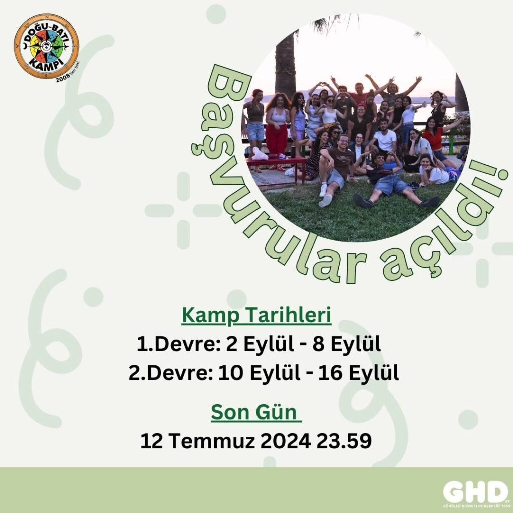 Doğu Batı Kampı Başvuruları Başladı!