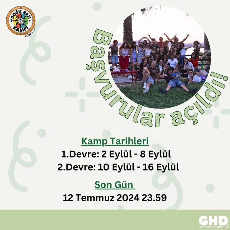 Doğu Batı Kampı Başvuruları Başladı!