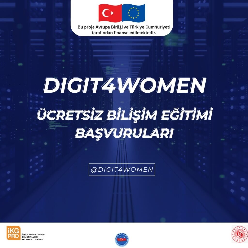 Digit4women Projesi İle üniversite öğrencilerine ücretsiz eğitim!
