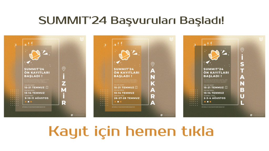 Yılın en heyecan verici etkinliklerinden biri olan Sustain2Solve Summit 2024 için başvurular başladı!