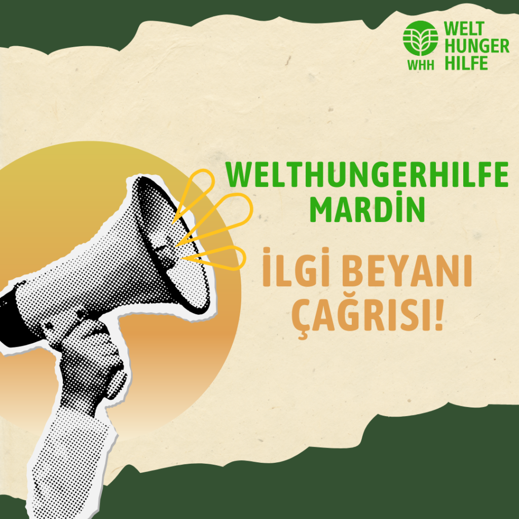 Welthungerhilfe (WHH) Mardin'den İlgi Beyanı Çağrısı