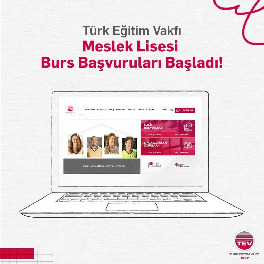 TEV Meslek Lisesi Bursu başvuruları başladı!