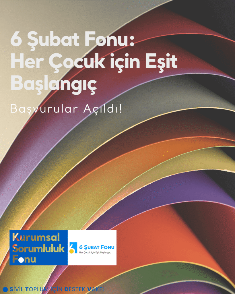 6 Şubat Fonu: Her Çocuk için Eşit Başlangıç Hibe Programı için Başvurular Açıldı