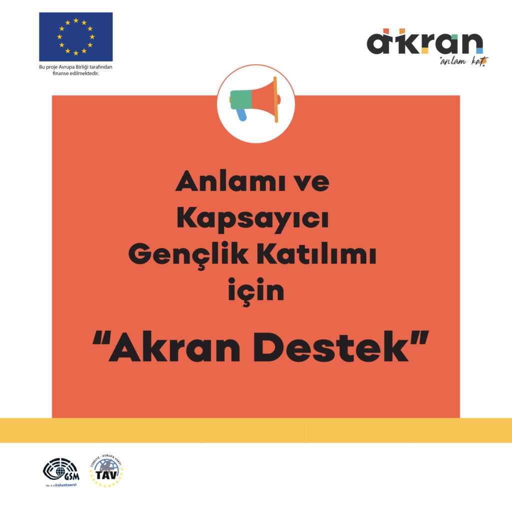 Akran Destek Ayni Destek Programı’nın Başvuruları Başladı