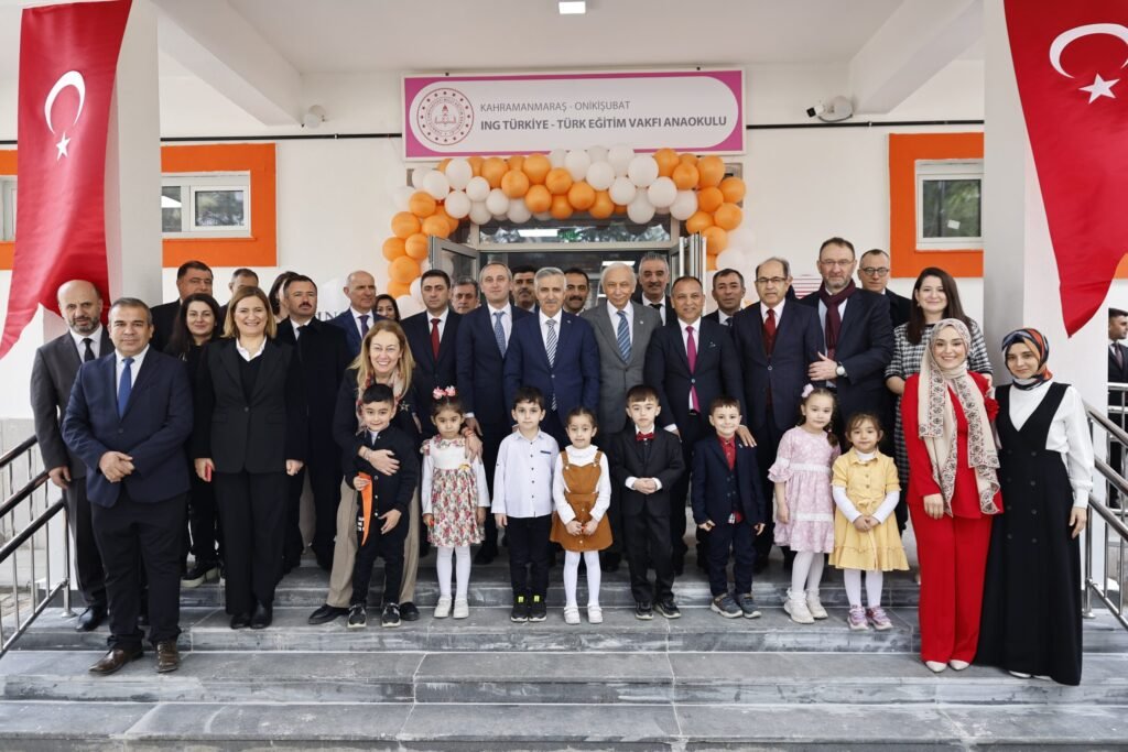 Eşit Gelecek için Kahramanmaraş’ta ING Türkiye-TEV Anaokulu Açıldı