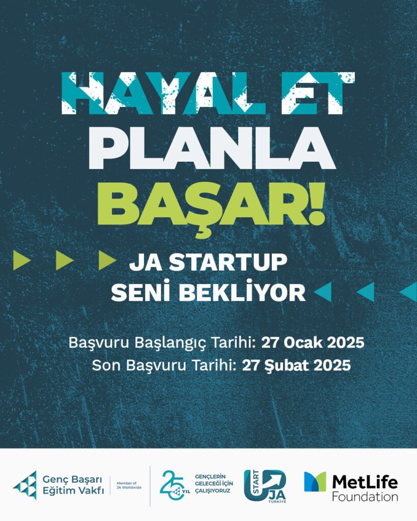 JA Startup Türkiye ile Girişimcilik Yolculuğuna Katıl