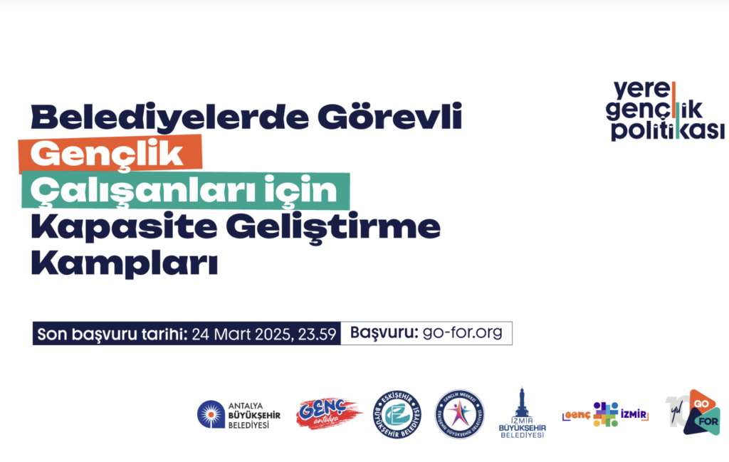 Belediyelerde Görevli Gençlik Çalışanları için Kapasite Geliştirme Kampları Başlıyor