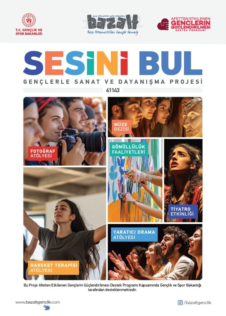 Sesini Bul: Gençlerle Sanat ve Dayanışma Gençlerin Başvurusunu Bekliyor