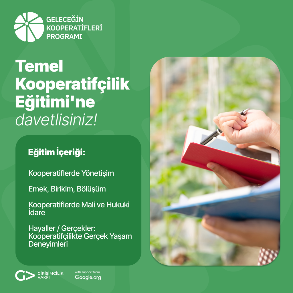 Davetlisiniz: Geleceğin Kooperatifleri Programı Temel Kooperatifçilik Eğitimi, Hatay