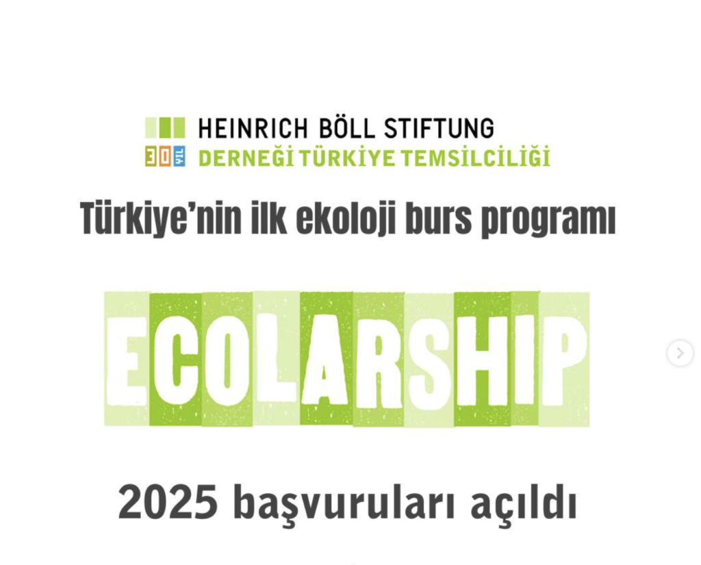 Türkiye’nin İlk Ekoloji Burs Programı