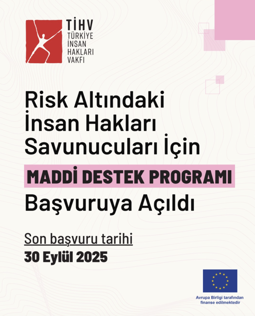 Risk Altındaki İnsan Hakları Savunucuları İçin Maddi Destek Programı