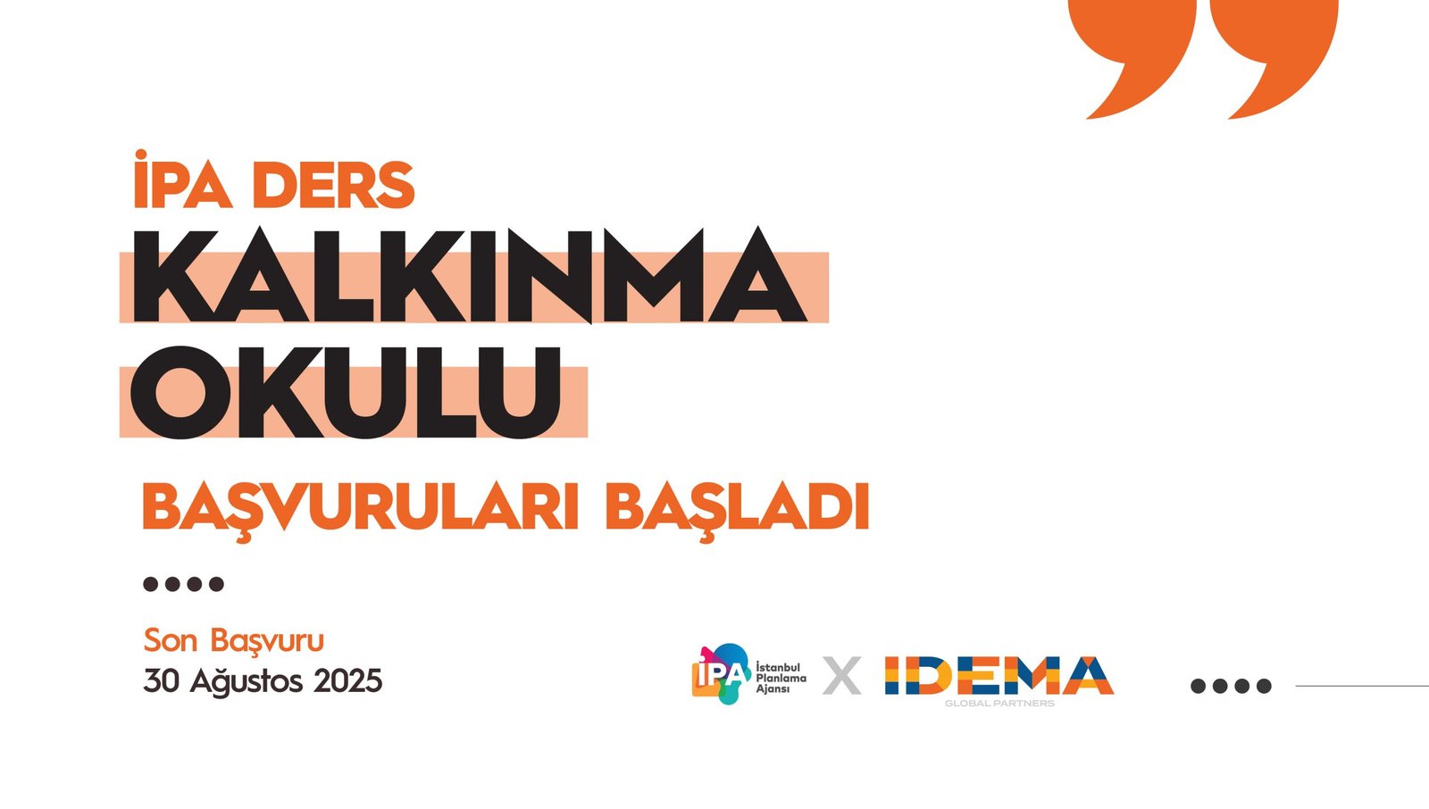 Kalkınma Okulu 2025 Başvuruları Başladı!