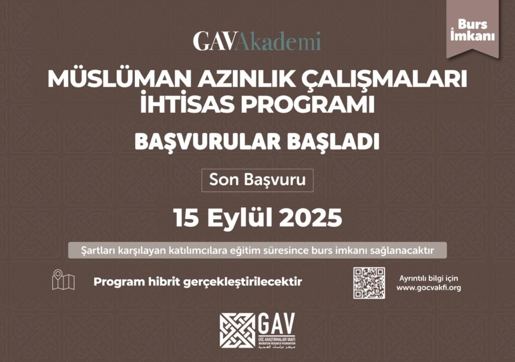 Müslüman Azınlık Çalışmaları İhtisas Eğitim Programı