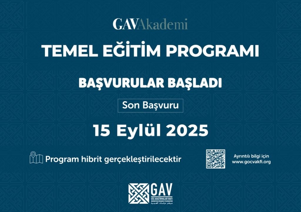 Göç ve Diaspora Temel Eğitim Programı Başvuruları Başladı