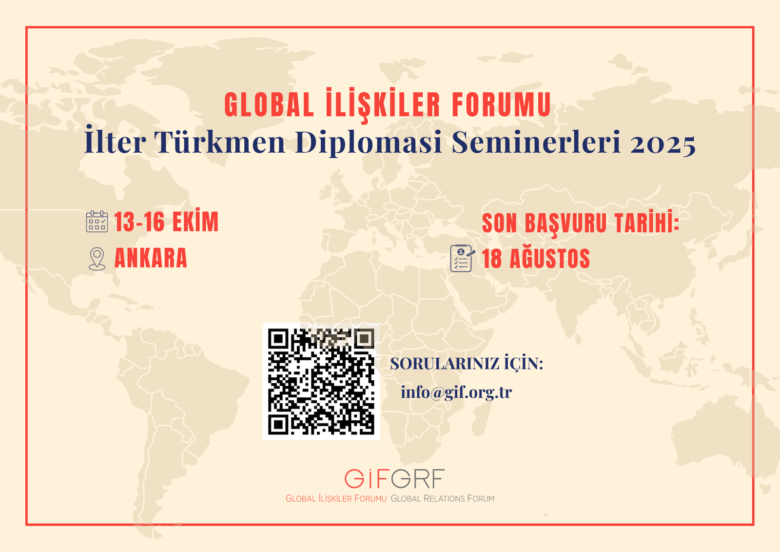 GİF İlter Türkmen Diplomasi Seminerleri 2025