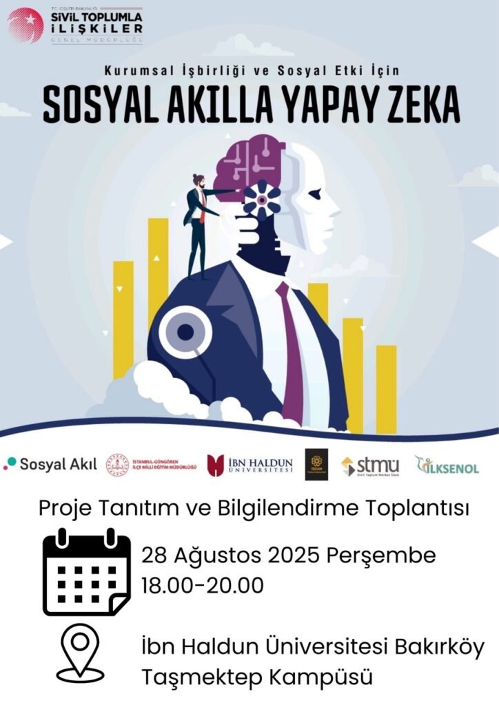 Kurumsal işbirliği ve Sosyal Etki İçin Sosyal Akılla Yapay Zeka Projesi İçin Geri Sayım Başladı