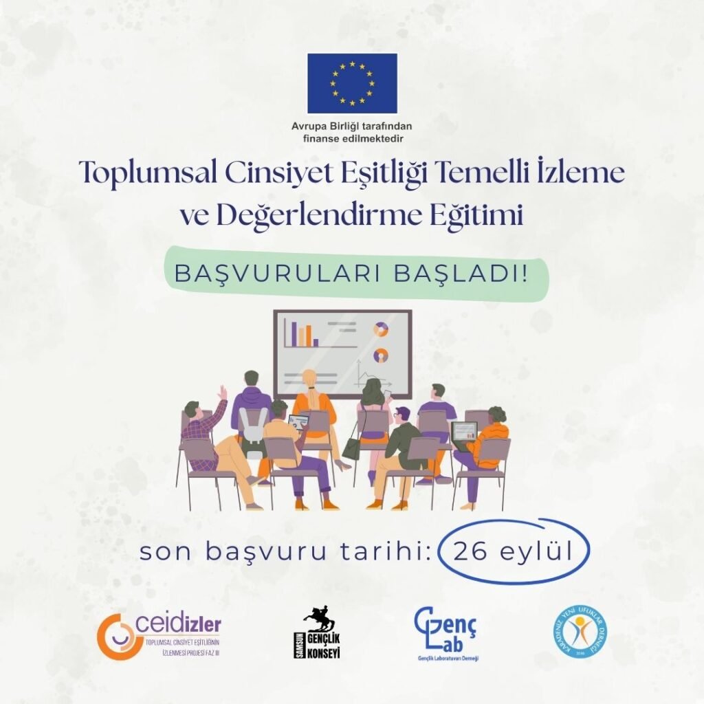 Toplumsal Cinsiyet Eşitliği Temelli İzleme ve Değerlendirme Eğitimi İçin Bir Araya Geliyoruz