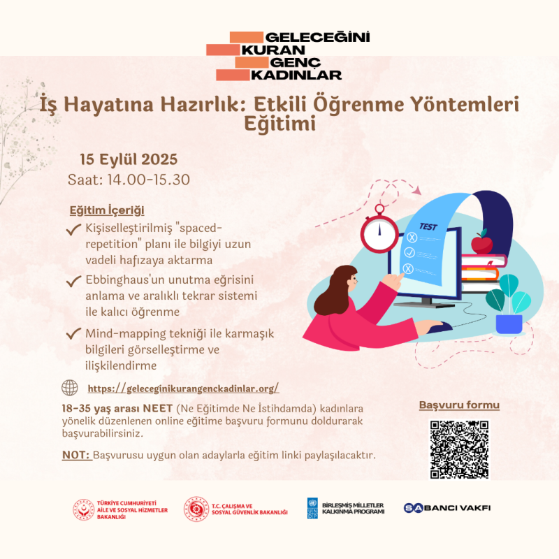 İş Hayatına Hazırlık: Etkili Öğrenme Yöntemleri Eğitimi