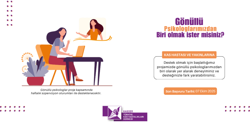 KASDER'in Gönüllü Psikologu Olmak İster misiniz?