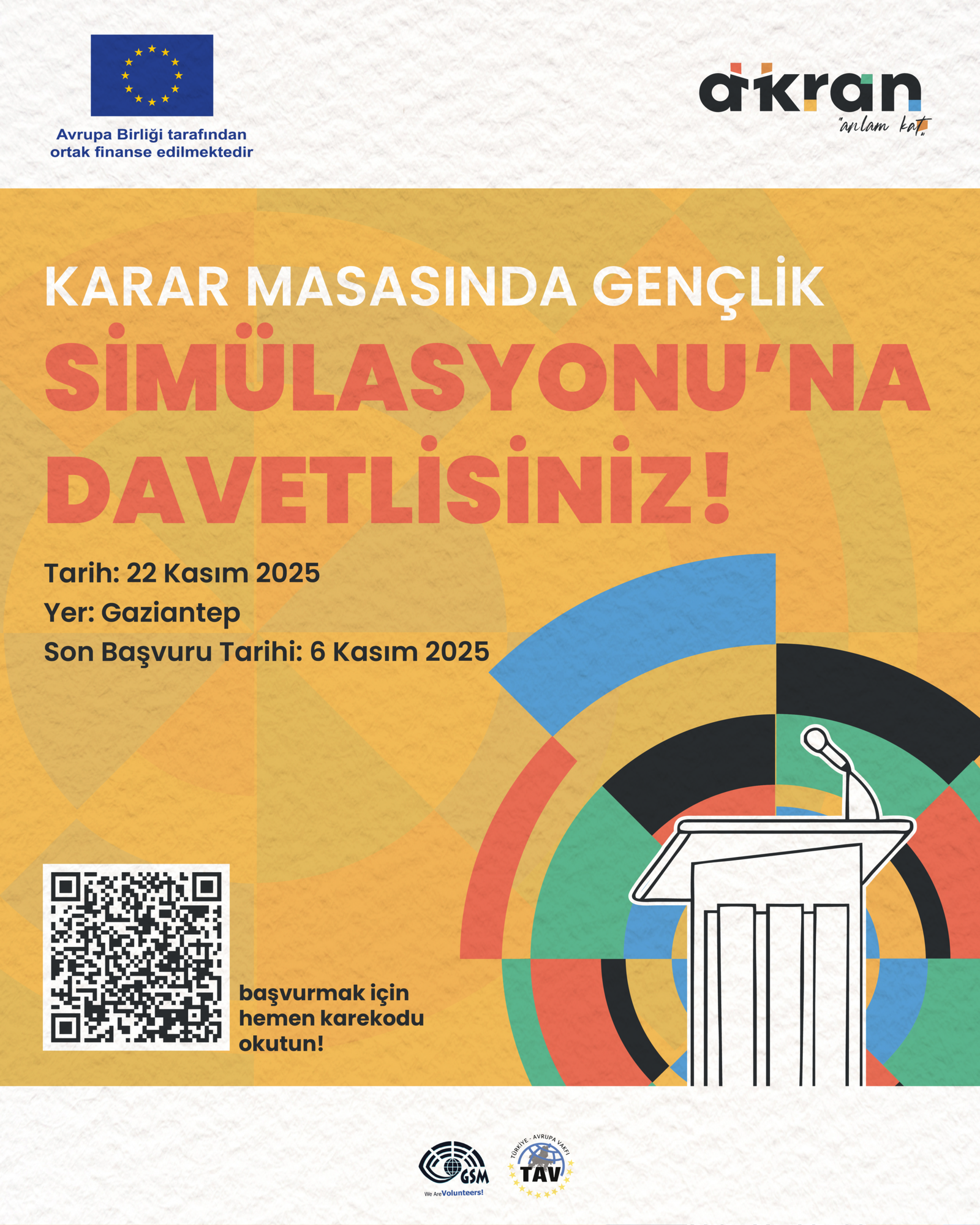 Karar Masasında Gençlik Belediye Meclis Simülasyonuna Davetlisiniz! (Gaziantep)